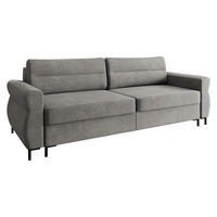 SCHLAFSOFA Berne - Schwarz/Grau, Holz/Kunststoff (238/92/95cm) - MIRJAN24