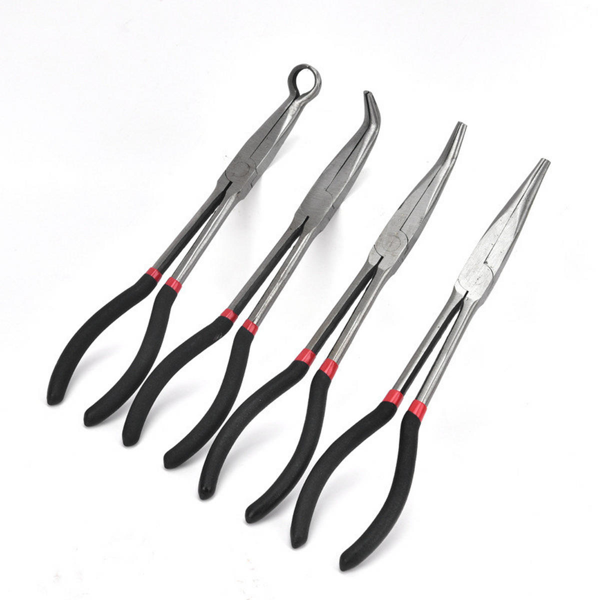 ZANGEN – 4-teiliges Set – 11 Zoll – Kohlenstoffstahl - Schwarz, Metall (280/1/1cm) - DCA