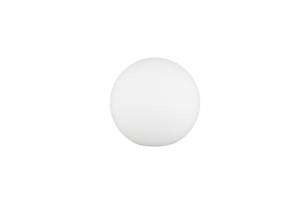 TISCHLAMPE PINGPONG - Weiß - 20/20/18.5 cm - Weiß, Glas (20/20/18.5cm) - Trio Leuchten