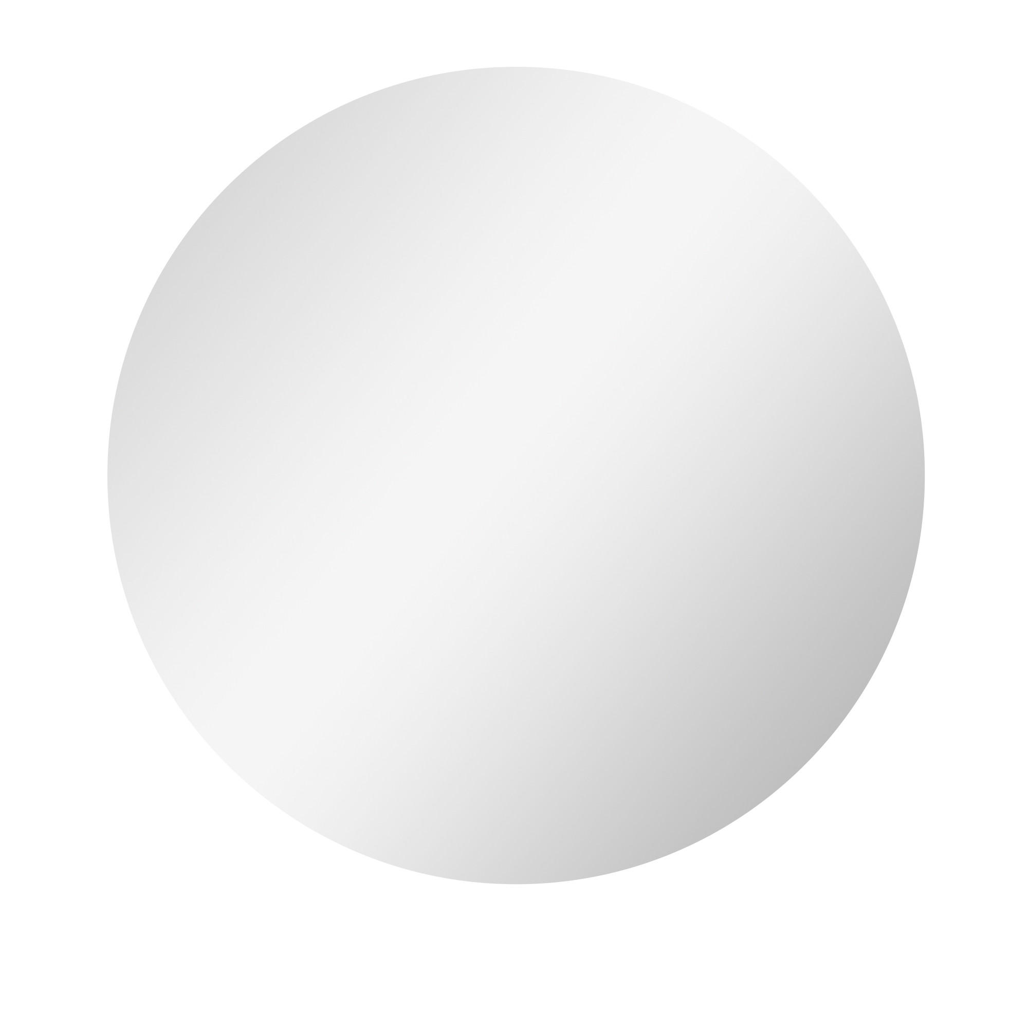 BADEZIMMERSPIEGEL - Transparent, Glas/Metall (60/3.5/60cm) - Kleankin