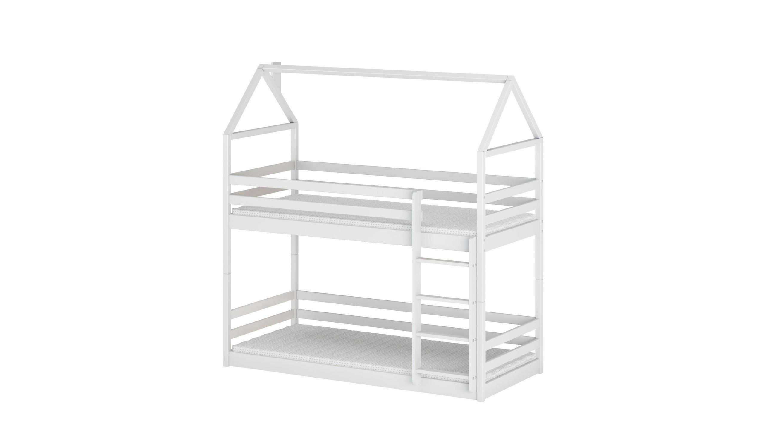 HAUSBETT WEIß - Weiß, Holz (90/200cm) - FURNLUX