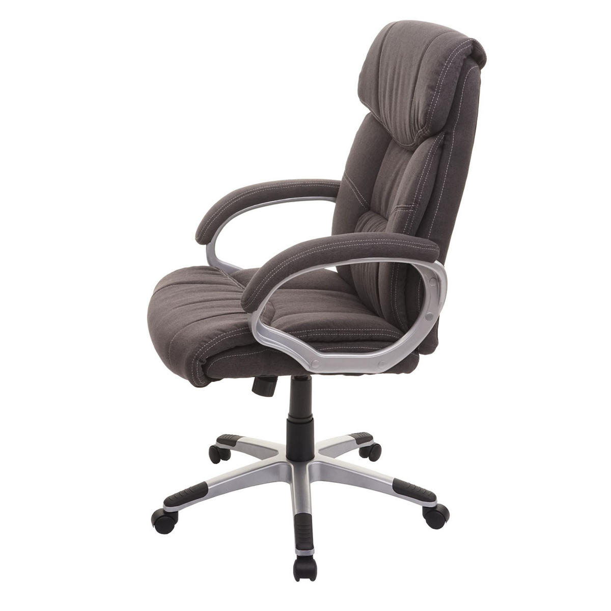 BÜROSTUHL Grau - Grau, Textil (73/120/78cm) - MCW