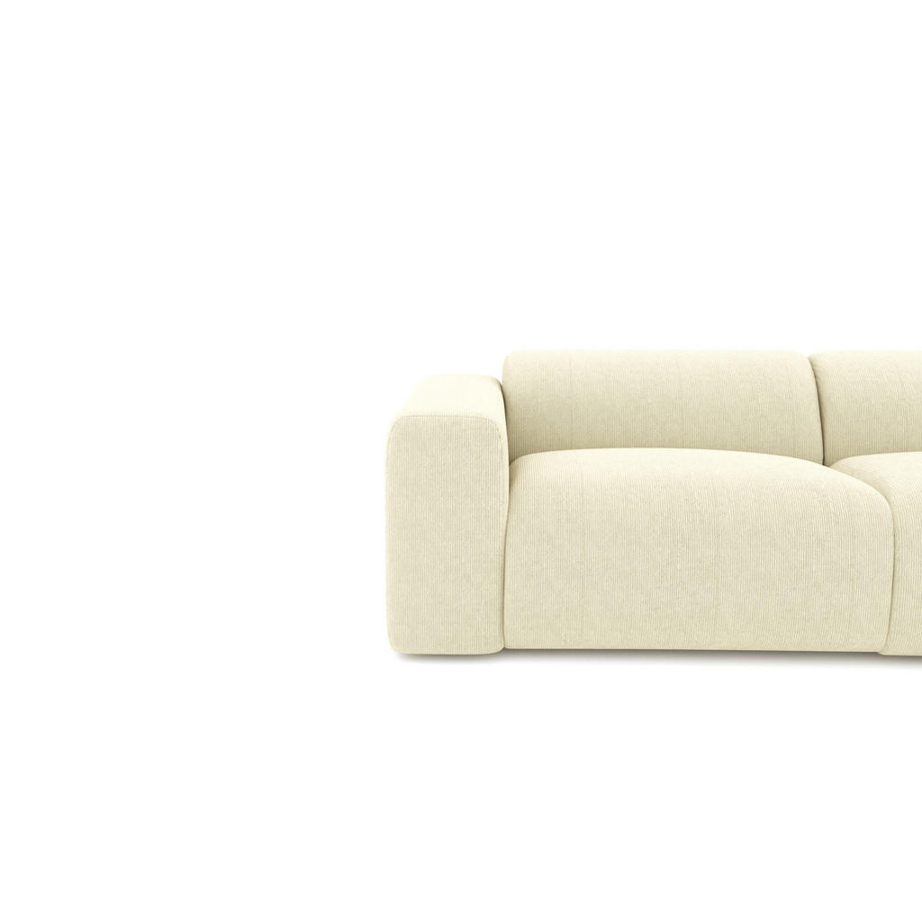 Thumbnail - Sia Home Ecksofa, Creme, Textil, 5-Sitzer, L-Form, Ottomane rechts, 280x165 cm, Wohnzimmer, Sofas & Couches, Wohnlandsch...