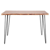 BARTISCH Edge Braun 130/70/ 92 cm - Braun, Holz (70/92/130cm) - Hoyz Collection