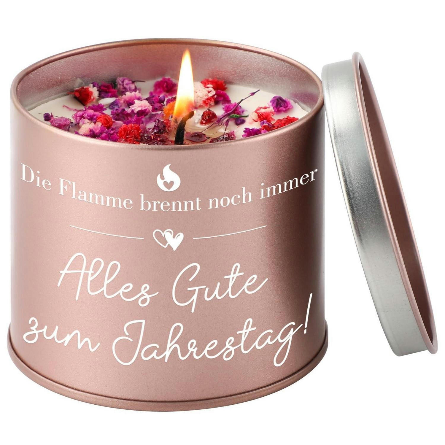 DUFTKERZE Lavendel 9OZ Sojawachs 50h Brenndauer - Bordeaux, Paraffin (7.5cm)