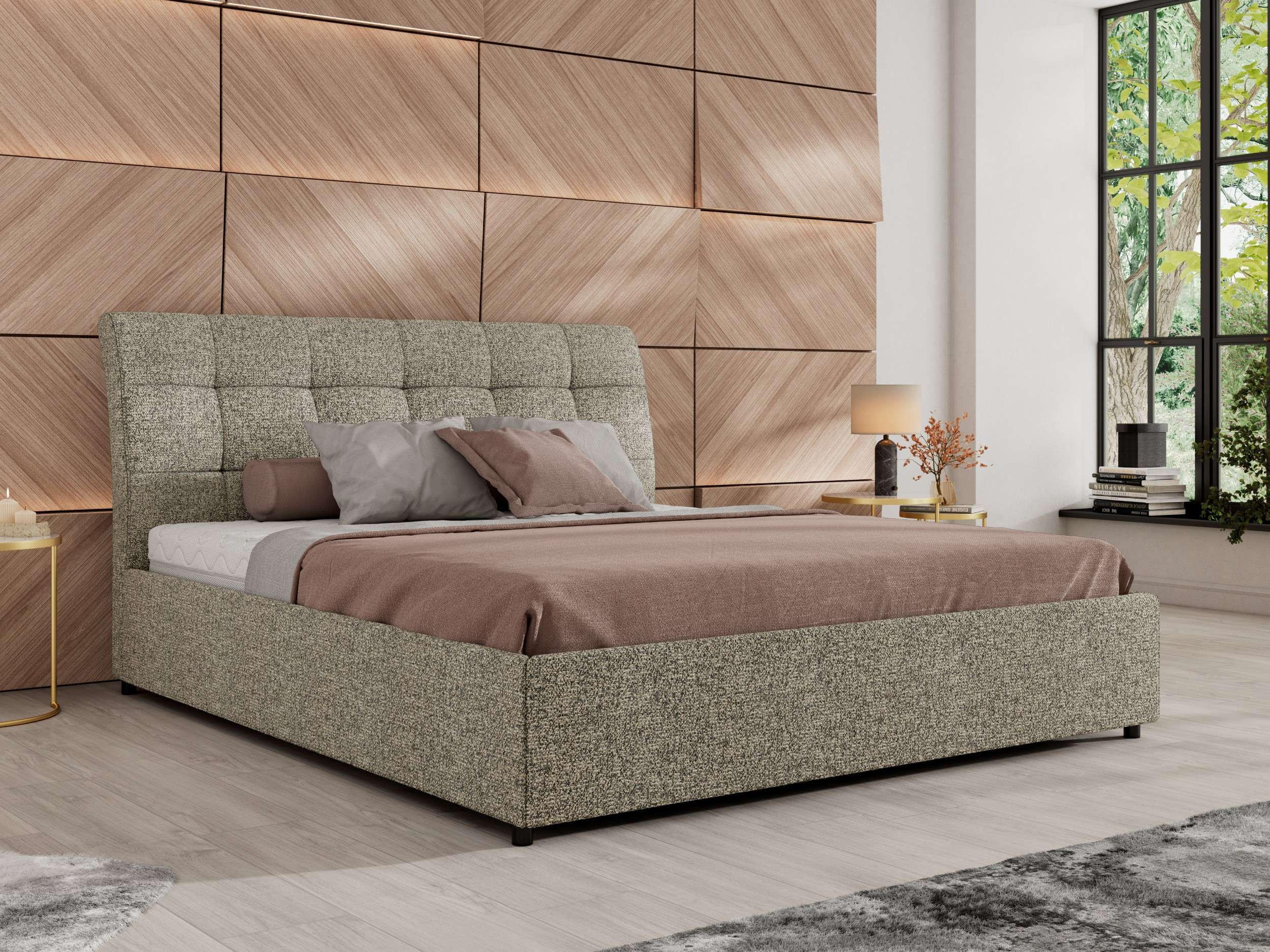 Thumbnail - MKS Polsterbett, Grau, Textil, H2, Rechteckig, 160x200 cm, Oeko-Tex®, Schlafzimmer, Betten, Polsterbetten