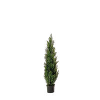 THUJAS Künstliche Grüne Zeder - Nathalie 120 cm - Multicolor, Kunststoff (1cm) - aplanta