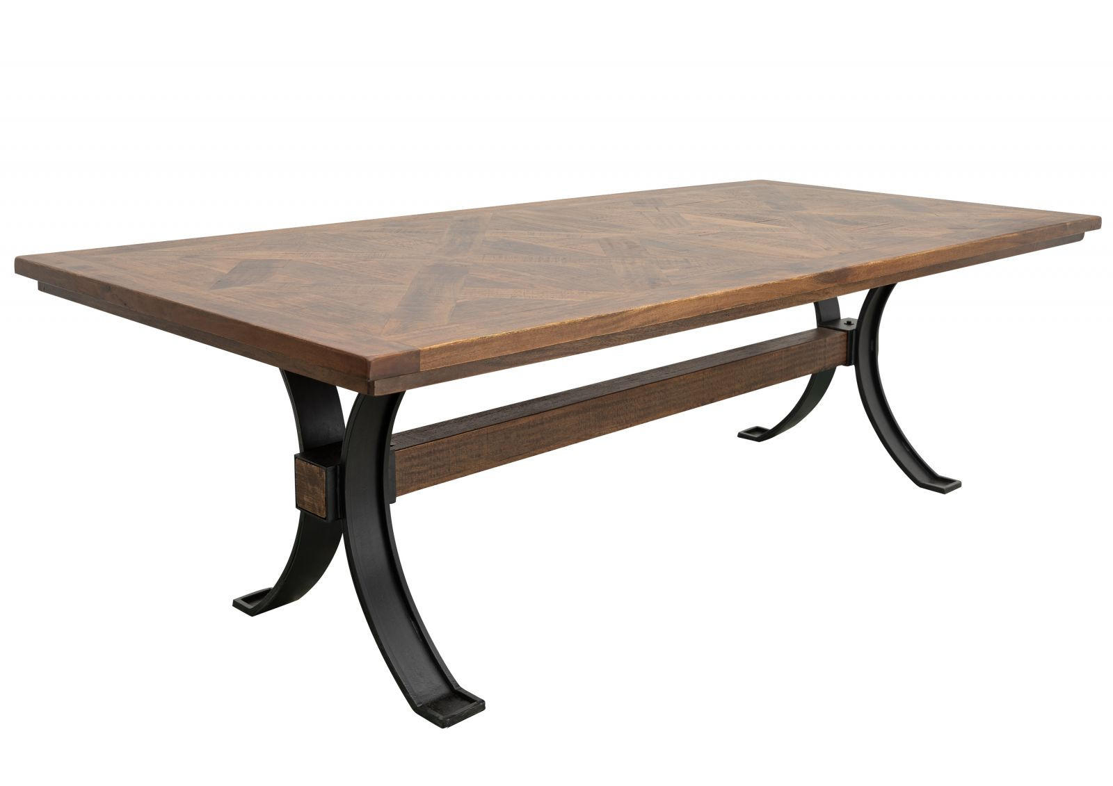 ESSTISCH Mango 210x107x76 braun lackiert STILMÖBEL #118 - Braun, Holz (210/107/76cm) - Massivmoebel24