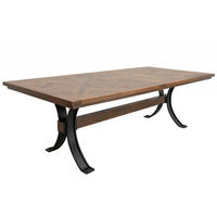ESSTISCH Mango 210x107x76 braun lackiert STILMÖBEL #118 - Braun, Holz (210/107/76cm) - Massivmoebel24