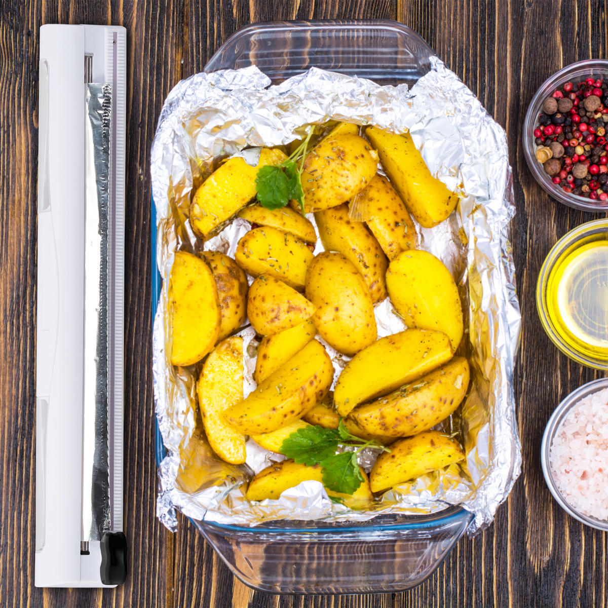 2XFOLIENSCHNEIDER - Weiß, Kunststoff/Metall (37/5/8cm) - Relaxdays