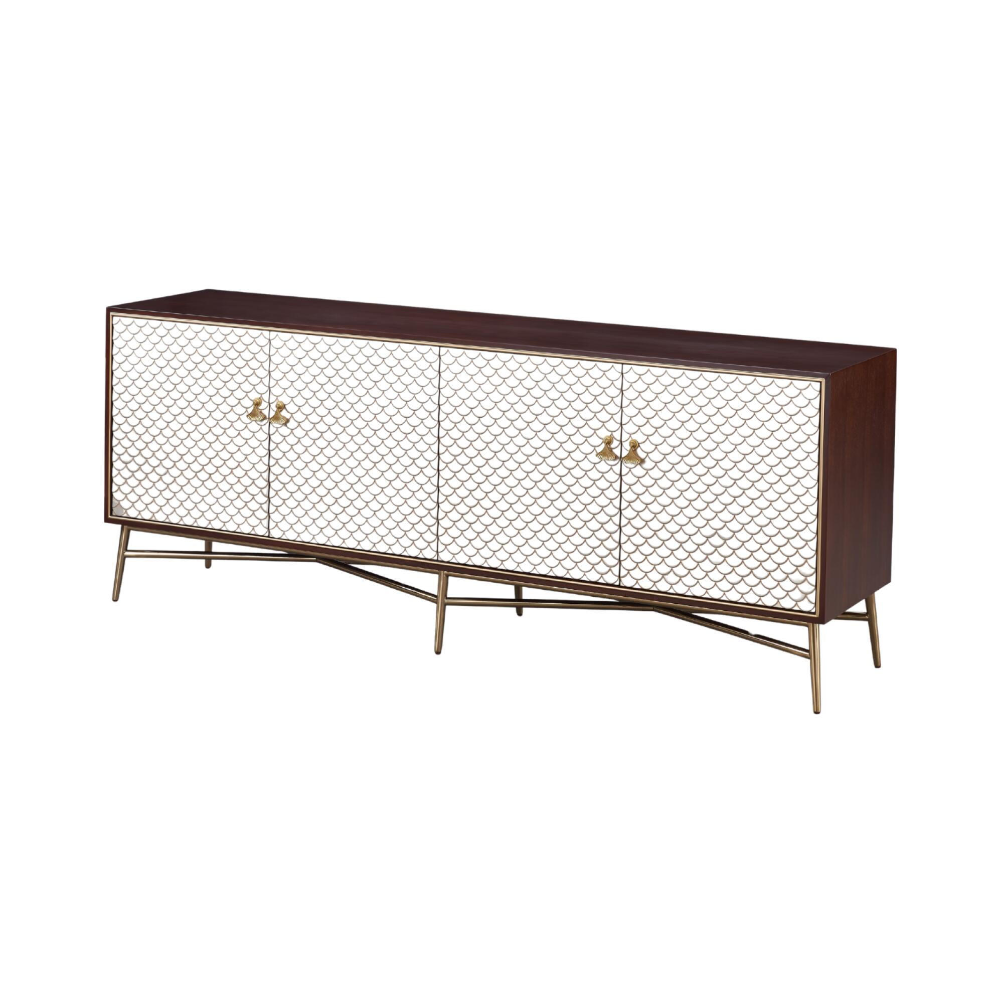 SIDEBOARD STILIG Beige 180x40x70 cm - Beige, Holzwerkstoff (180/70/40cm) - FURNLUX