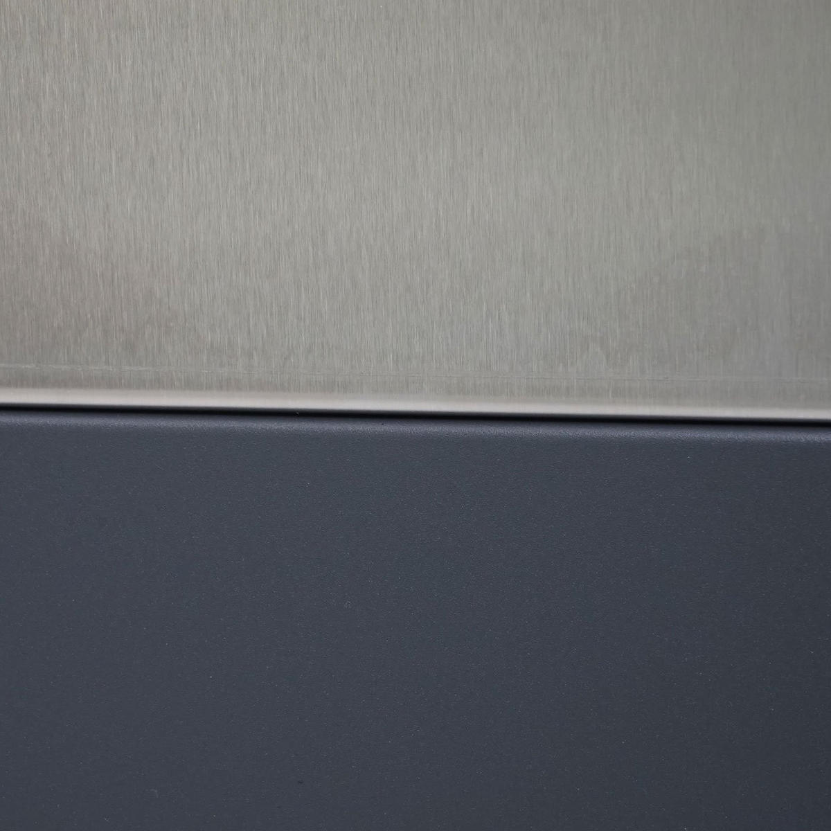 MÄHROBOTER-GARAGE mit Pflanzkasten 37x60x70cm Metall Edelstahl - Anthrazit, Metall (60/37/70cm) - PROREGAL