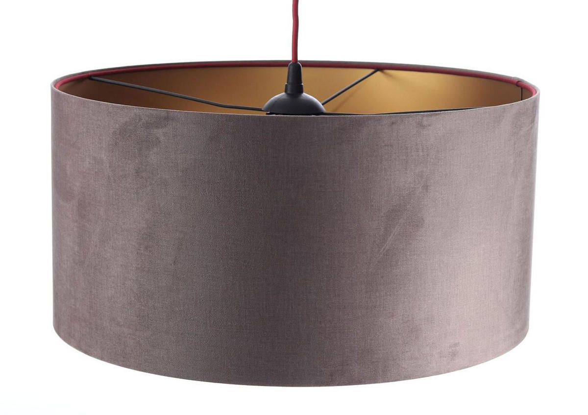 HÄNGELEUCHTE Gold 50/25 cm - Goldfarben/Braun, Kunststoff (50/0.8/25cm) - ONZENO