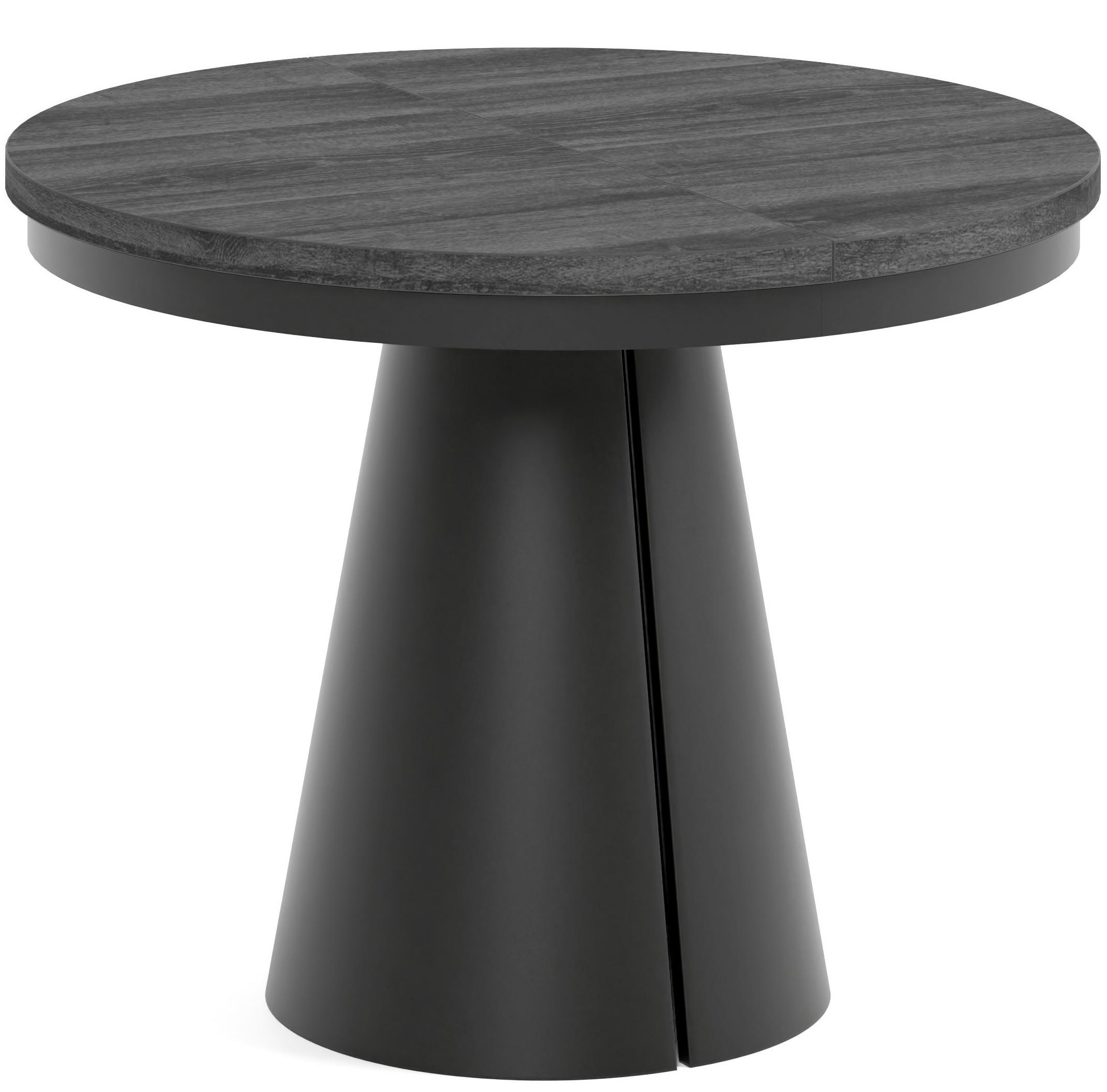TISCH Schwarz ALMA Ausziehbar 100/176 cm - Schwarz, Holzwerkstoff (2/100/76cm) - Sepro Meble
