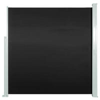 AUSZIEHBARE Seitenmarkise 140x300 cm Schwarz - Schwarz, Textil (3/140/300cm) - furnicato