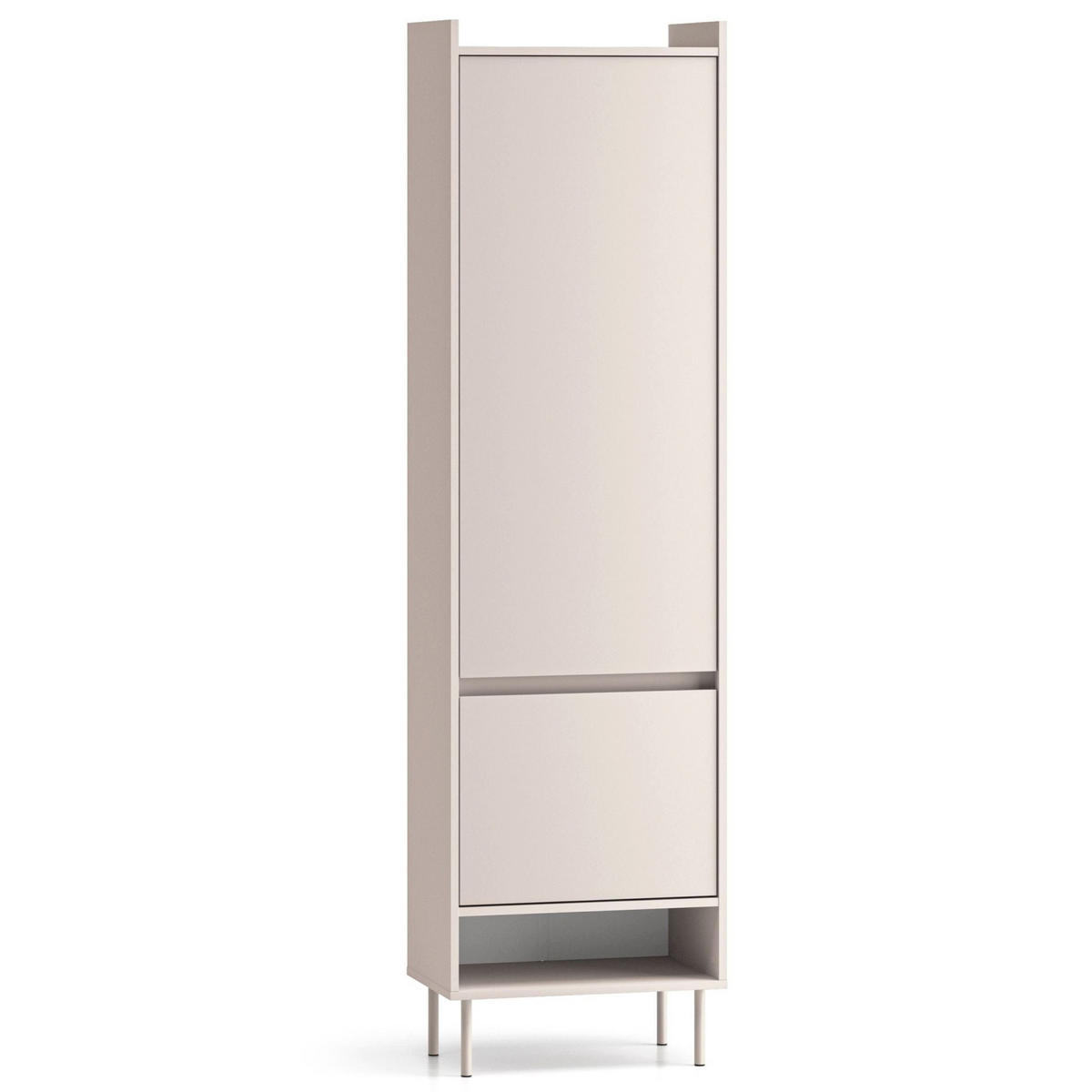 GARDEROBENSCHRANK Dioce greige 54 cm - Taupe, Holzwerkstoff (54/33.3/198cm) - Selsey