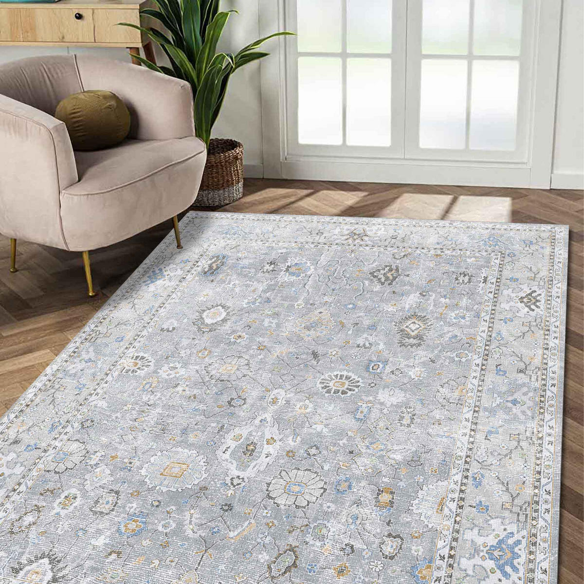 TEPPICH Saint 160/230 cm - Multicolor, Textil (160/230cm) - Bamyum