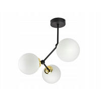 PENDELLEUCHTE Milano Spot - Goldfarben/Schwarz, Glas/Metall (42/42/37cm) - kiki design