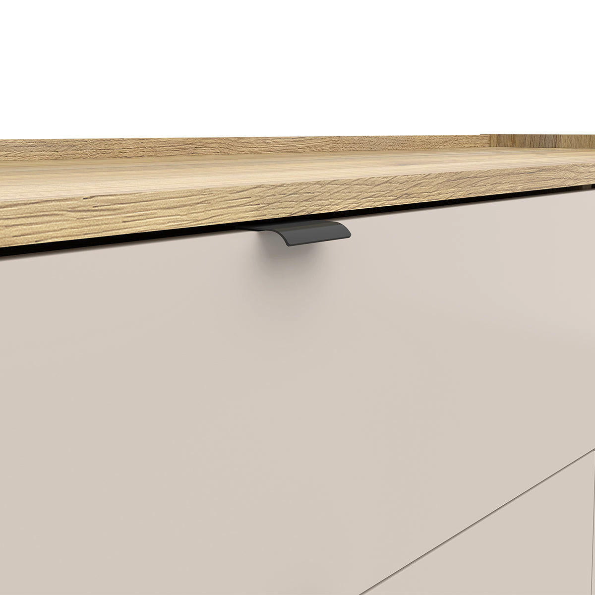 KOMODA Donna Kašmír - béžová, kompozitné drevo (134/86/42cm) - Petits-meubles