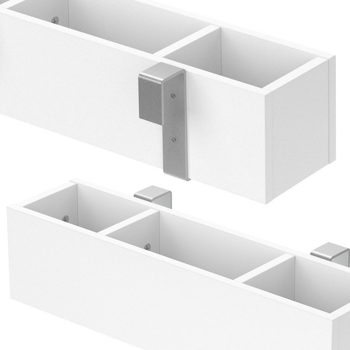 DETSKÁ POLICA DO POSTELE biely - biela, kompozitné drevo - VitaliSpa