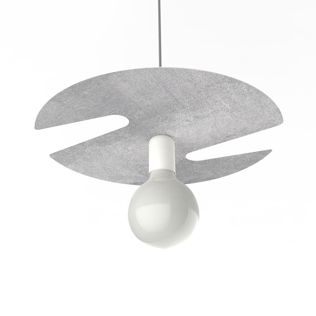 HÄNGELEUCHTE - Silberfarben, Metall (40/40/10cm) - Lumicom