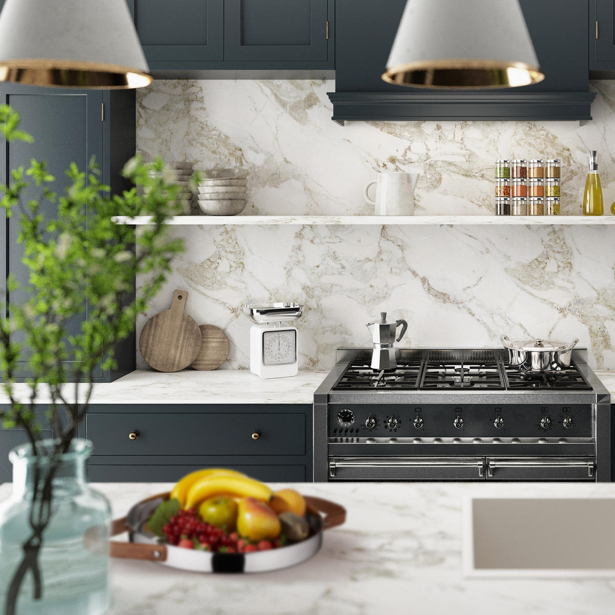 SERVIERTABLETT - Silberfarben, Kunststoff/Metall (50/4/35cm) - Relaxdays