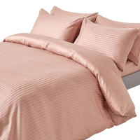 BETTWÄSCHE Damast Fadendichte 330 - Taupe, Textil (260/220cm) - Homescapes