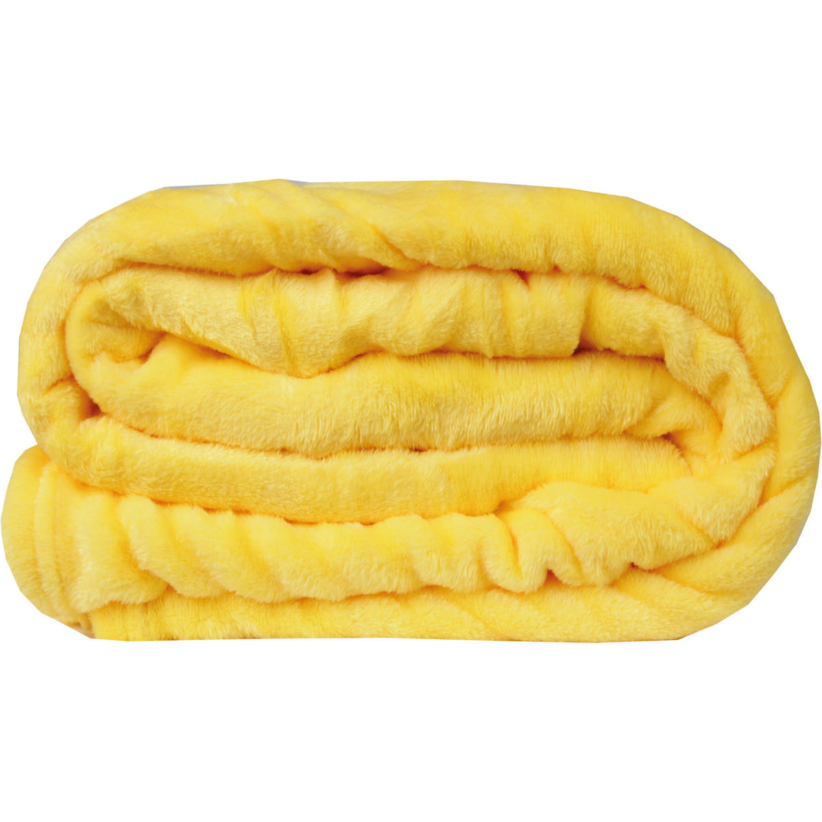 KUSCHELDECKE "Celina" 2er-Pack Gelb 90x140 cm - Hellgelb, Textil (90/140cm)
