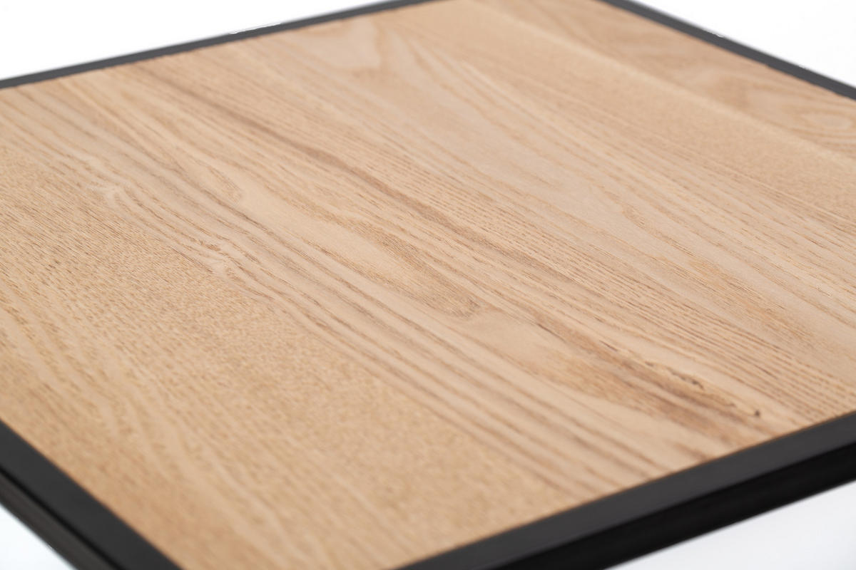 BEISTELLTISCH Rechteckig Schwarz 45 x 45 x 52 cm - Schwarz, Metall (45/45/52cm) - Nordlys