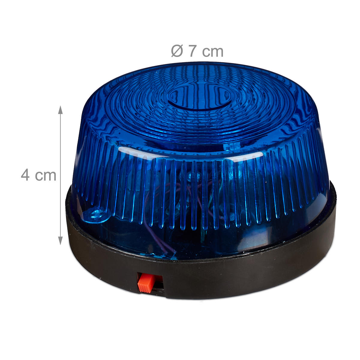 FEUERWEHRHELM Blaulicht - Gelb, Kunststoff/Textil (22/23/26cm) - Relaxdays