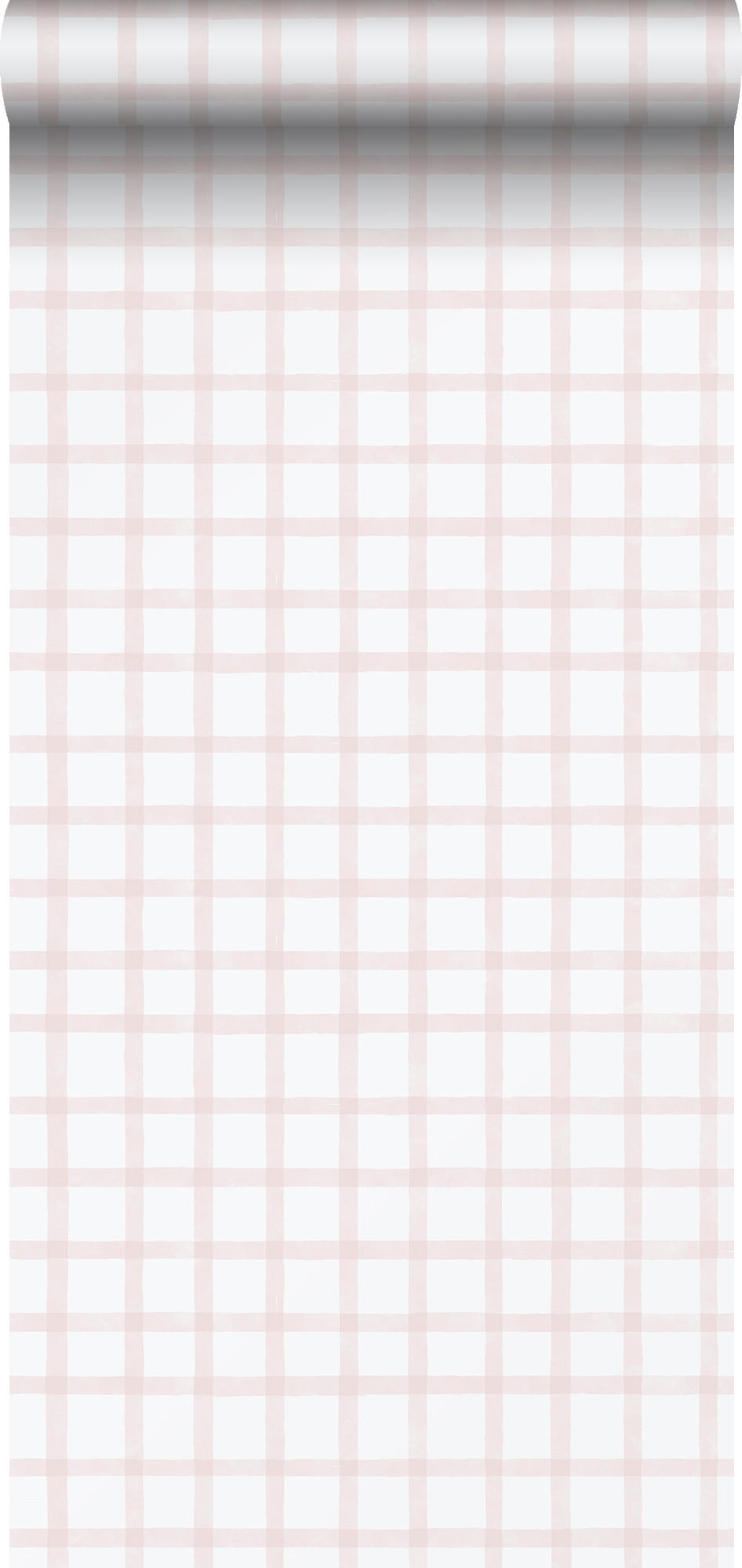 TAPETE Karomuster 53 cm x 10.05 m - Weiß, Papier (53/1000cm) - Sanders & Sanders