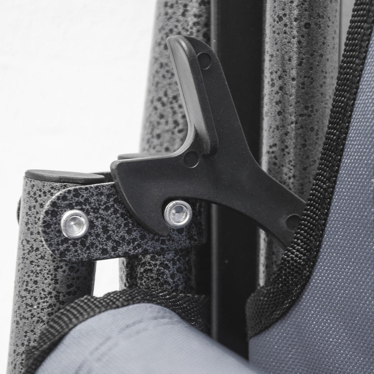 CAMPINGSTUHL, 153/70 cm, Grau - Grau, Kunststoff (60/30/153cm) - Amanka