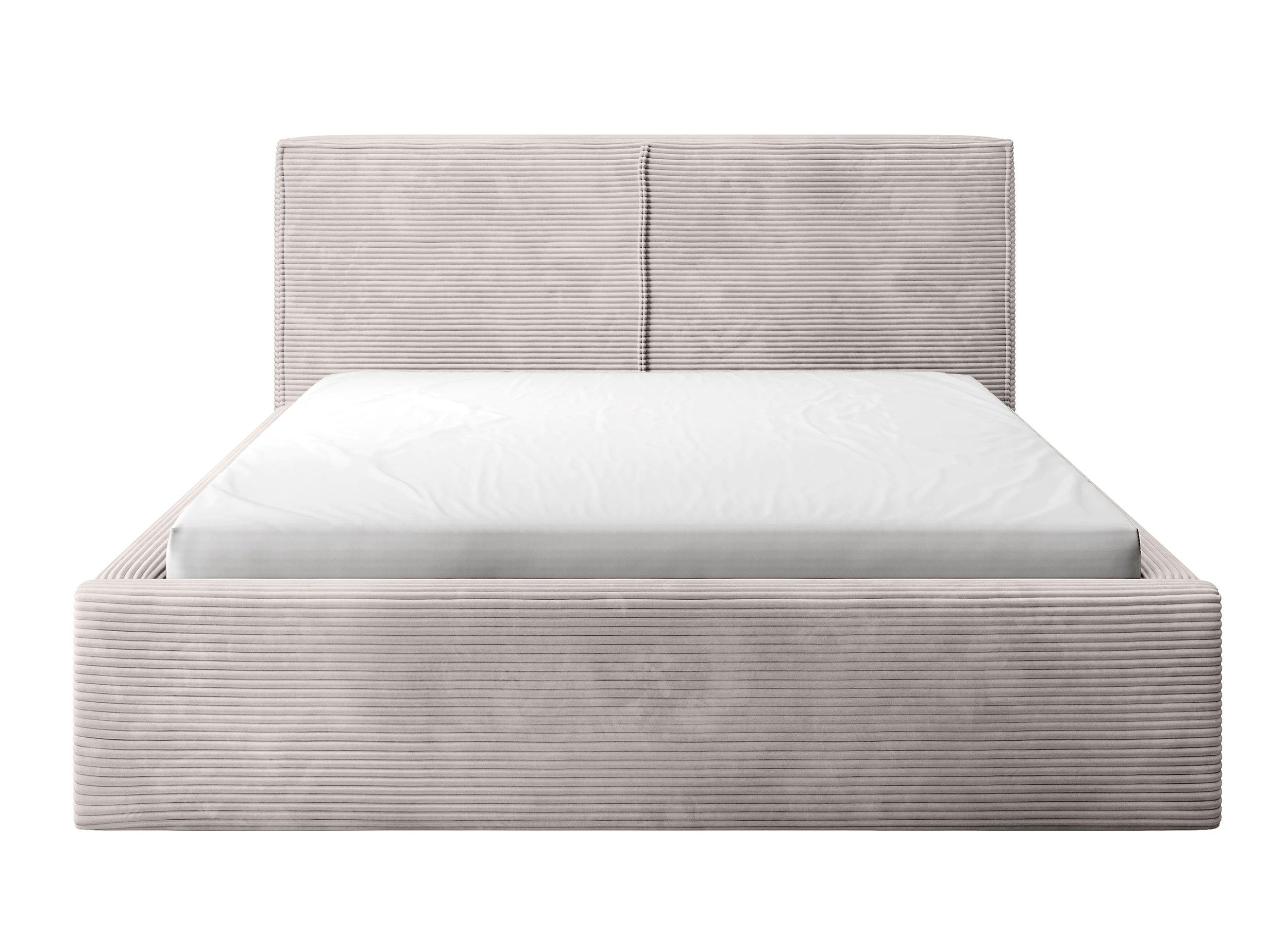POLSTERBETT Farese Dunkelbeige Cordbezug 160 cm - Beige, Textil (160/200cm) - Selsey