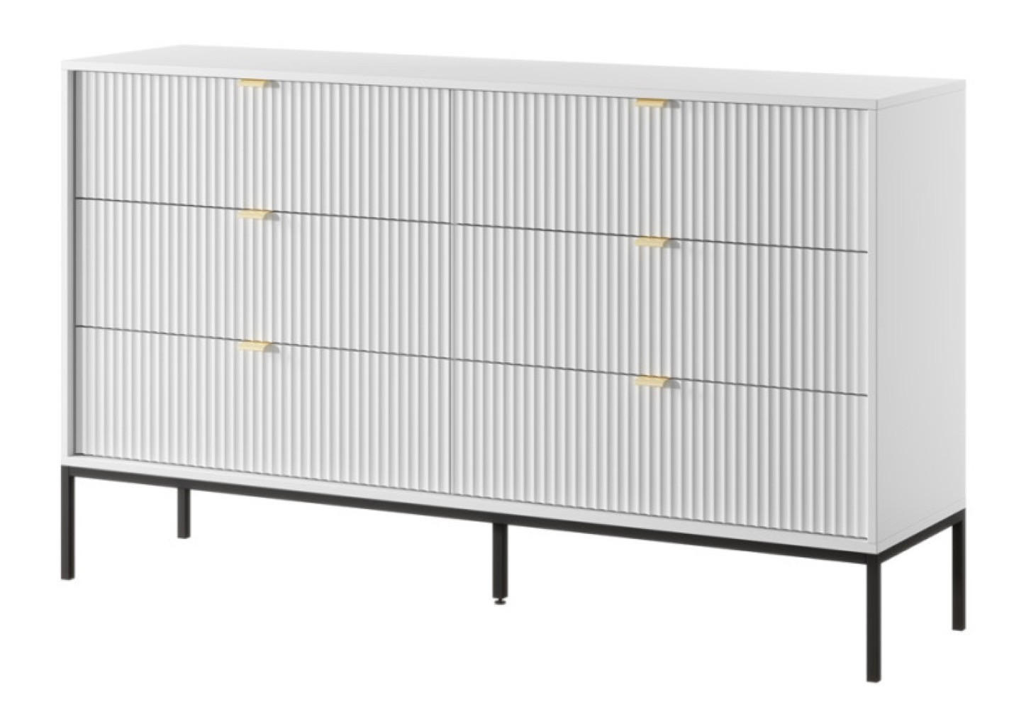 Sepro Meble Sideboard Weiß 154x91x39 cm