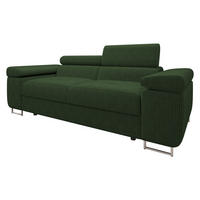 SOFA Torezio 2 Cord - Grün, Holz/Textil (198/90/102cm) - MIRJAN24