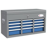 WERKZEUGKASTEN, Stahlkasten mit 6 Schubladen, 60 x 26 x 34 cm, Blau - Multicolor, Kunststoff (26/34/60cm) - FORIOUS