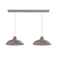 HÄNGELEUCHTE - Graubraun, Metall (30/30/15cm) - Lumicom