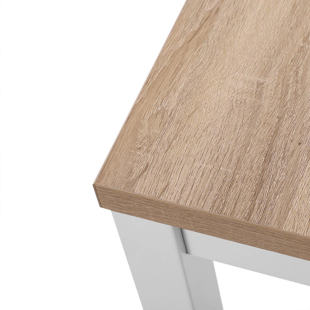 SCHREIBTISCH COMPUTERTISCH - Weiß, Holzwerkstoff (120/76/60cm) - Hansiro