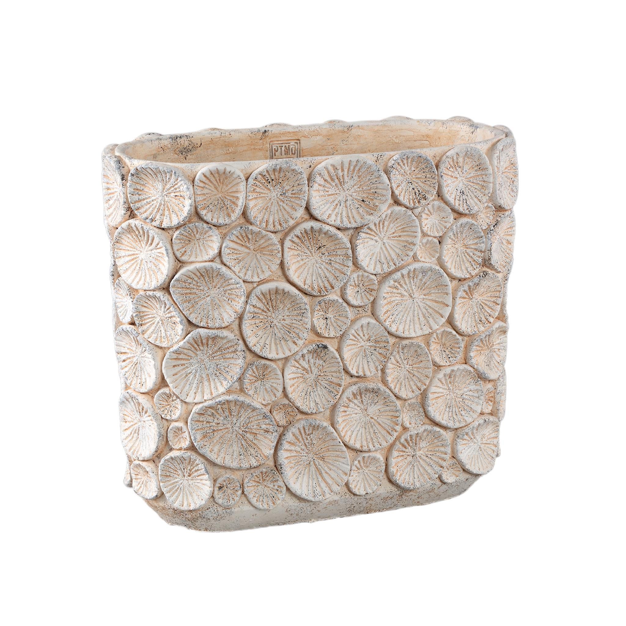 TOPF Ayisy Beige 40/20/36cm - Beige, Stein (36cm) - PTMD Collection