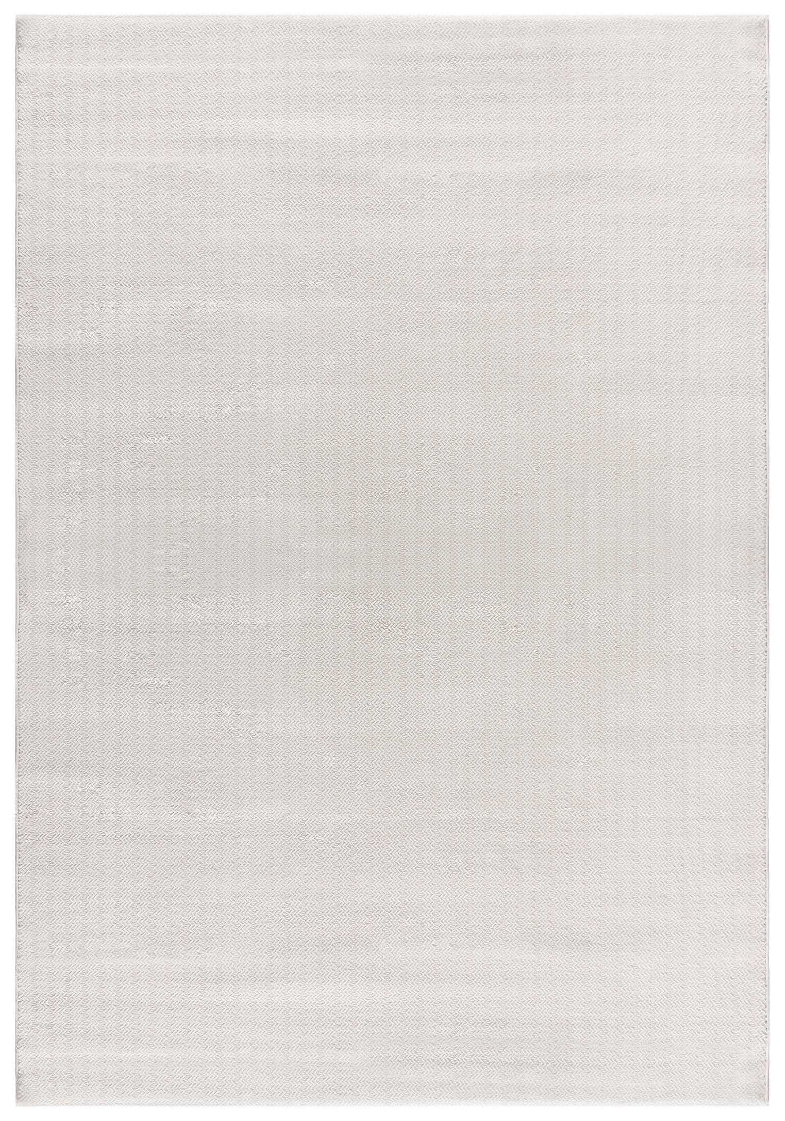 TEPPICH Weiß Modern Geometrisch - Rechteckig Minimalistisch - 160 x 230 cm - Creme/Weiß, Textil (160/230cm) - Mazovia