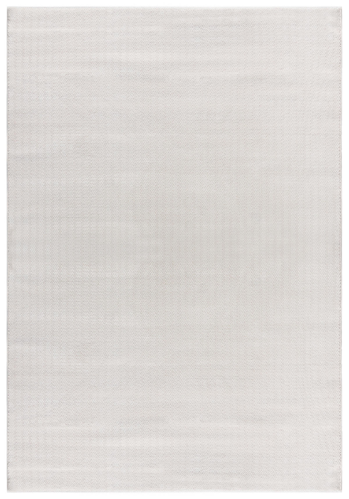 TEPPICH Weiß Modern Geometrisch - Rechteckig Minimalistisch - 250 x 350 cm - Creme/Weiß, Textil (250/350cm) - Mazovia