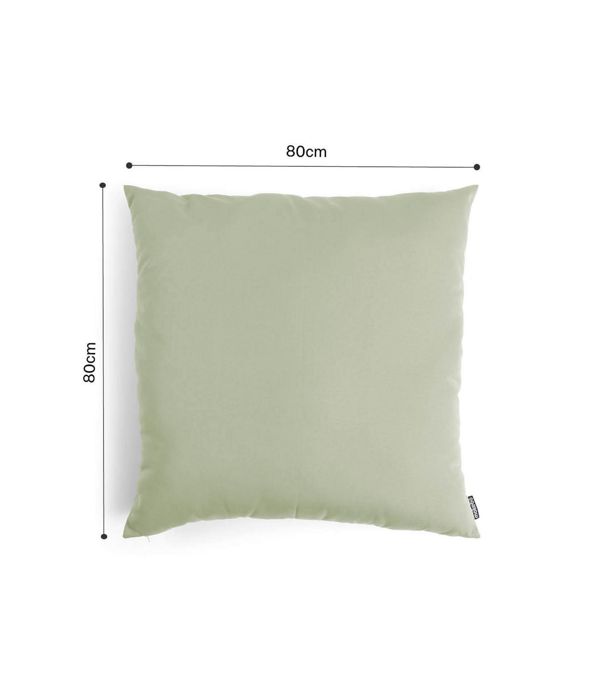 OUTDOORKISSEN Die Wolke 7 - Hellgrün, Textil (80/10cm) - Mokebo