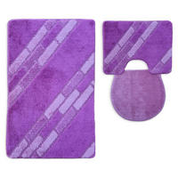 BADEMATTE Set 3 tlg LİLA - Flieder, Textil (60/100cm) - ROLFNERS