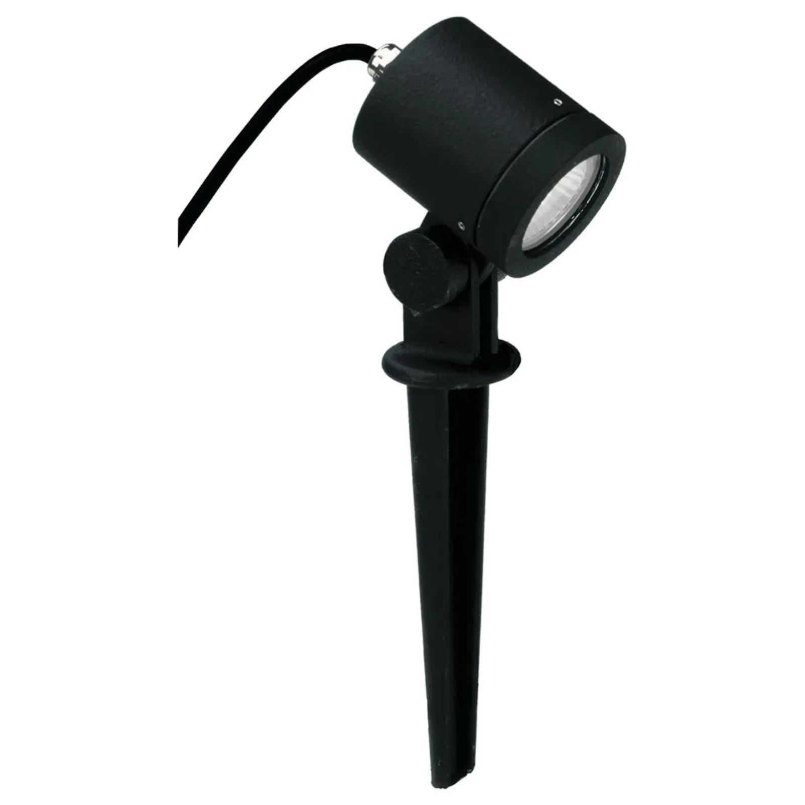 AUSSENSTRAHLER Schwarz - Schwarz, Metall (3.5/3.5/14cm) - click-licht