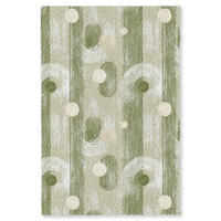 KOBERCE - Umelecké - Moderné - Zelené - 150x230 cm - olivovozelená, textil/plast (150/0.4cm) - OnlyWow