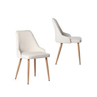 ESSZIMMERSTUHL Nika Beige 52 cm x 87 cm 2er-Set - Beige, Textil (52/87/58cm) - Klast Home