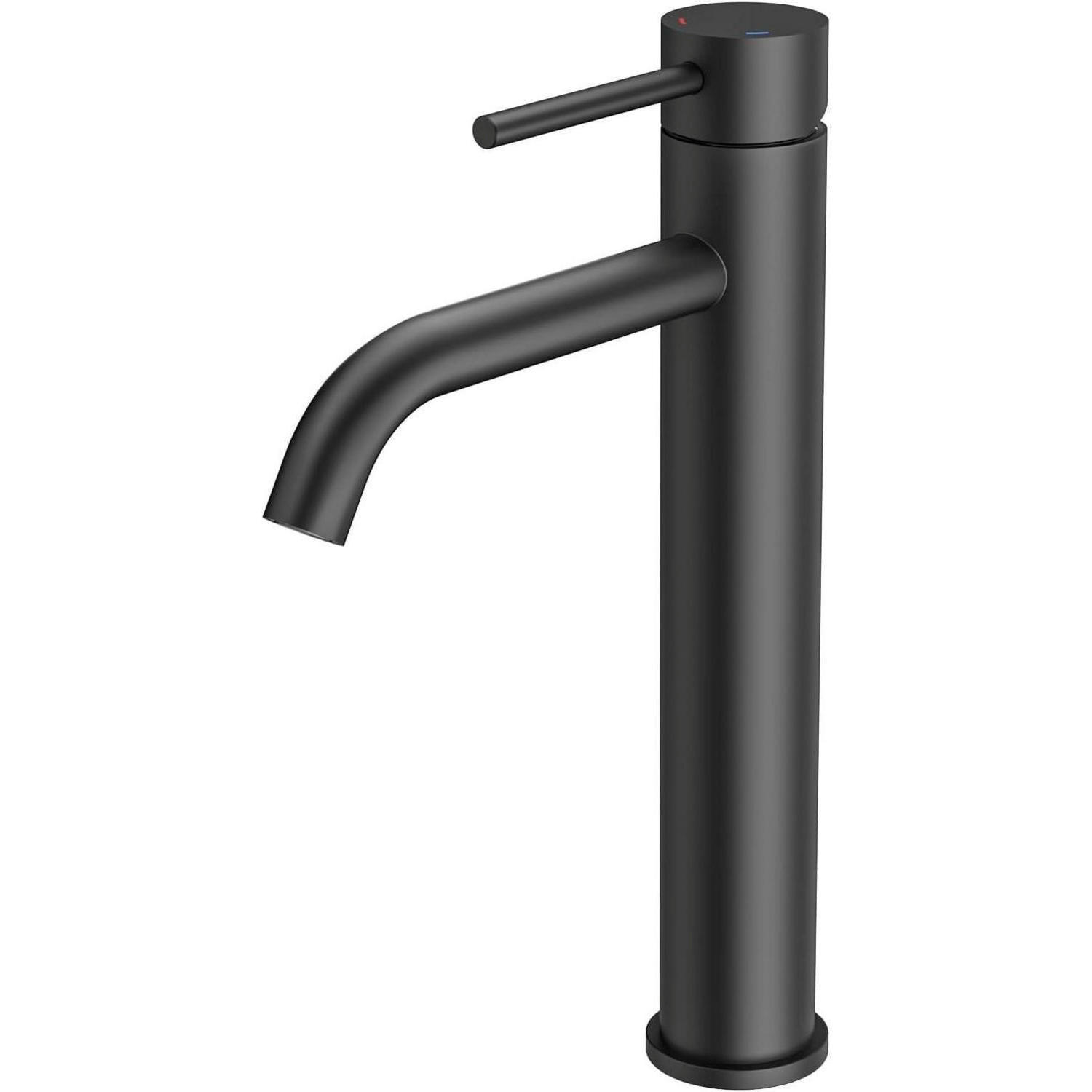 WASCHTISCHARMATUR Schwarz mit 190 mm Auslaufhöhe - Anthrazit, Metall (5.8/15.8/28.5cm)