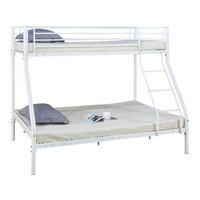 ETAGENBETT leo weiss - Weiß, Metall (190/140cm) - Habitat Garten