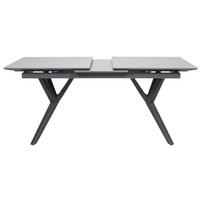GARTENTISCH Valor ausziehbar - Hellgrau, Metall (210/90/76cm) - Mr. Deko