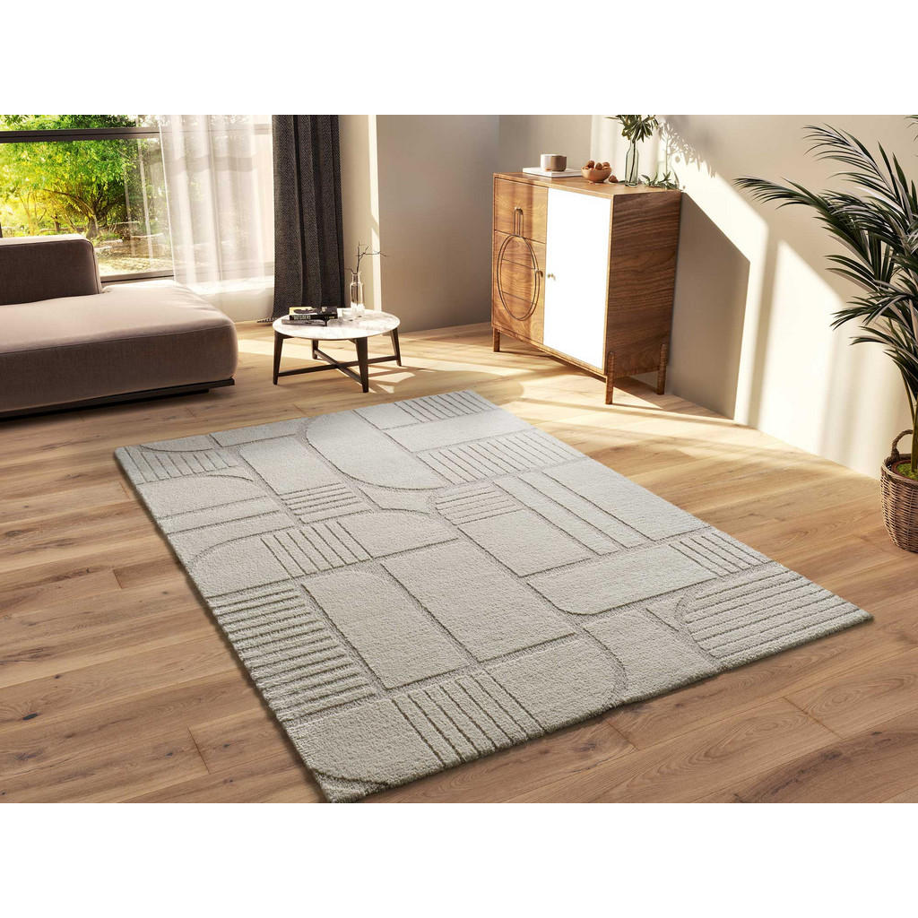 Thumbnail - Atticgo Webteppich, Weiß, Textil, Mode, Rechteckig, 160x230 cm, Oeko-Tex® Standard 100, antistatisch, Teppiche & Böden, ...